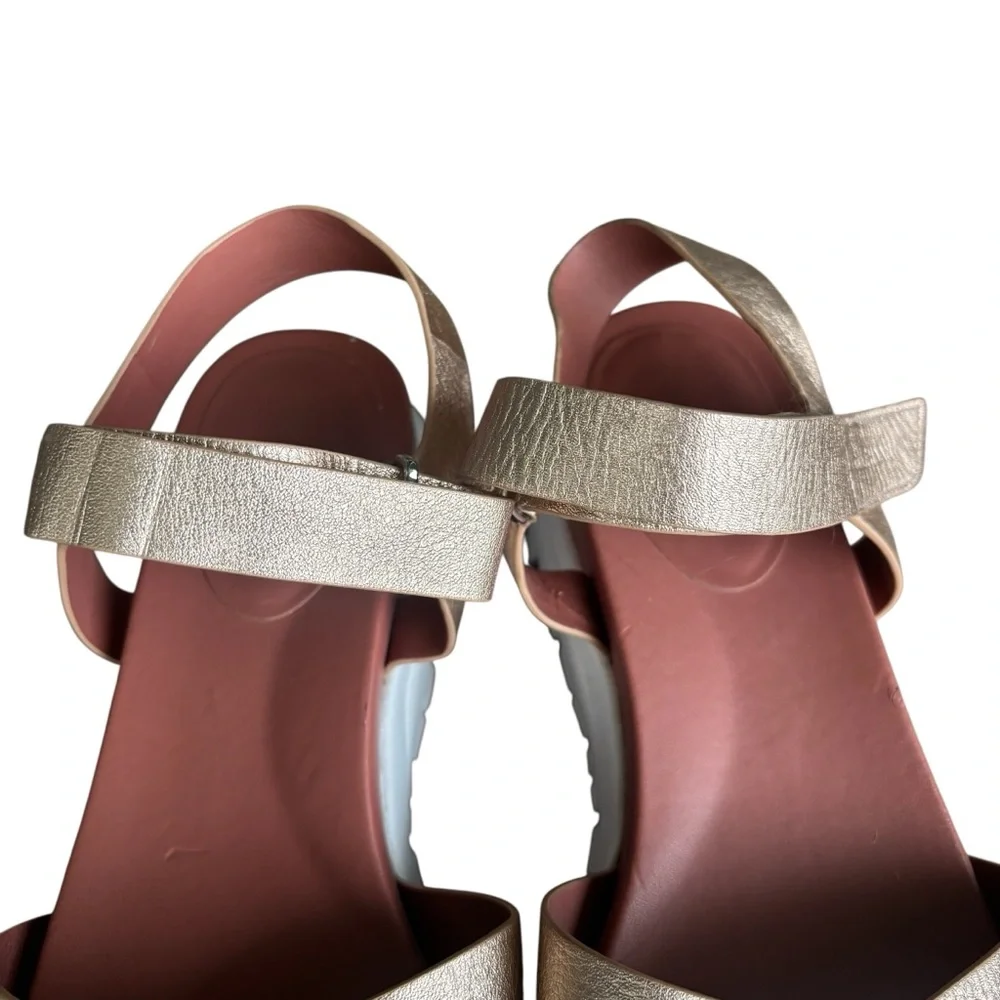 COLE HAAN ZEROGRAND PLATFORM CRISSCROSS SANDALS 9.5